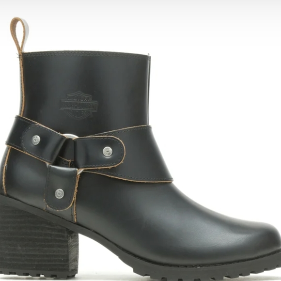 Harley Davidson Lalanne Harness Motorcycle Boots NWT - Picture 7 of 8